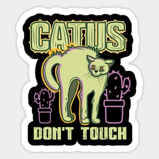 Cactus cat Sticker